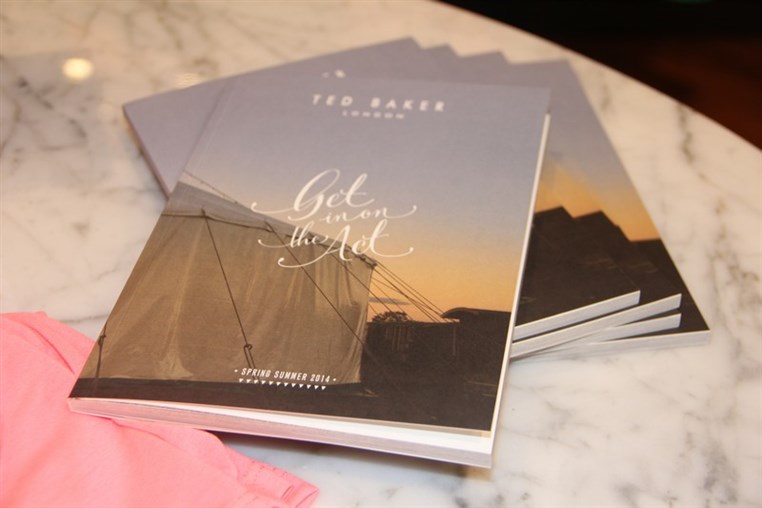 Spring Summer 2014 induction at Ted Baker